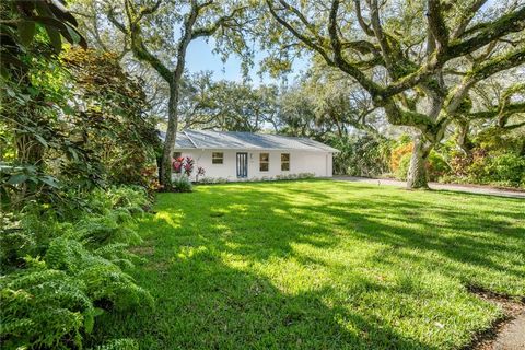 Cottage charm w/ this completely renovated 2/2 just a stroll away from the pristine shores of Vero Beach. Offering a perfect blend of modern elegance & coastal charm from floor to ceiling. This home boasts brand-new finishes ensuring a turnkey living...