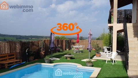 Votre agence 123webimmo l'immobilier au meilleur prix vous présente : Contactez nous pour faire la visite virtuelle 3D/360° de cette belle propriété! Dans les quartiers résidentiels prisés de Lançon-de-Provence, cette vaste villa T7 de près de 140 m²...