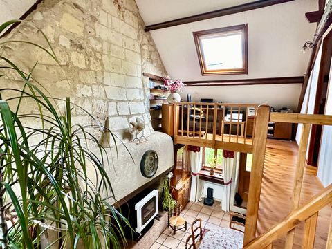 Dpt Maine et Loire (49), à vendre Chenhutte maison 5 pièces de 101 m² - Terrain de 819,00 m² - Proche bord de Loire