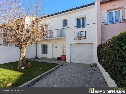 Mandate N°FRP158998 : House approximately 85 m2 including 4 room(s) - 3 bed-rooms - Garden : 200 m2. - Equipement annex : Garden, Cour *, Terrace, Garage, parking, double vitrage, piscine, - chauffage : aucun - Class Energy D : 193 kWh.m2.year - More...