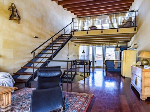 Would you like to live in an old factory in the centre of Mahon converted in a spectacular and exclusive design home? This is your time...! A house of open spaces, first quality materials where traditional elements such as the local 'marès' stone hav...