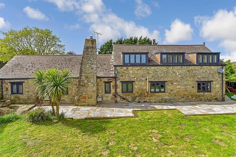 This gorgeous, stone built converted barn is situated in the tranquil hamlet of Whiteley bank and is surrounded by stunning countryside.   Approached via a private driveway, with parking for numerous vehicles as well as space to manoeuvre, the qualit...