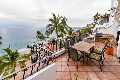 Condominium for Sale in Conchas Chinas Puerto Vallarta Jalisco Welcome to PH 53 Club Alejandra a charming beachfront condominium located in one of the most desirable gated communities in the lower part of Conchas Chinas. This classic contemporary pro...
