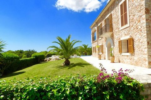 Mansion Ses Oliveres - commanding magnificent views across verdant Almond groves to the shimmering blue Mediterranean sea.