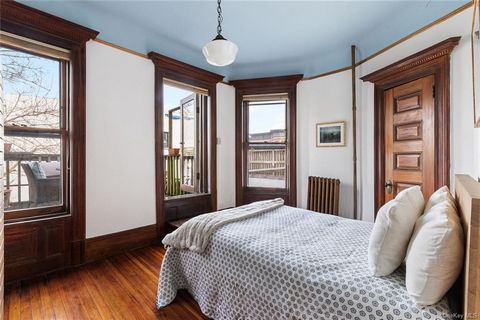 Immerse yourself in the timeless charm of Park Slope in residence 2 at 120 Prospect Park West, where an enchanting Victorian brownstone mansion awaits your arrival.This extraordinary two + bedroom, two-and-a-half-bathroom duplex home, spanning approx...