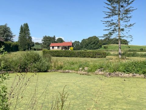 Ad 4429: ENIGE AGENT: Mooi vrijstaand gelijkvloers huis van ongeveer 85m2 gebouwd in 1984 op een perceel van 9660m2 gelegen in de Authie-vallei, op minder dan 1/2 uur van de zee en 15 minuten van Montreuil sur mer bestaande uit: Entree, hal, kathedra...