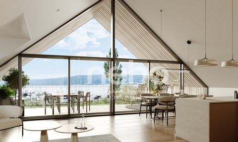 Questo appartamento è il fiore all'occhiello di questo progetto con l'attico nella vicina casa Linadu. Vista lago imbattibile da una loggia che non è seconda a nessuno. I balconi accessibili dalle camere offrono a tutta la famiglia un rifugio indistu...