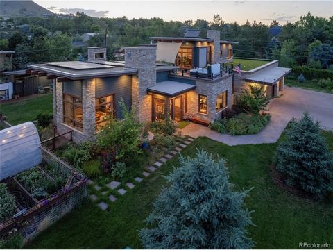 Welcome to a modern architectural gem in the quaint mountain town of Golden. Impeccable craftsmanship harmonizes with the serenity of nature. Inspired by the timeless vision of Frank Lloyd Wright, this home blends luxury, comfort, and sustainability....