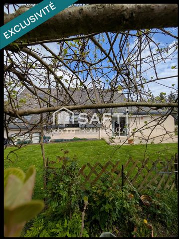 Maison de plain pied -102M²--4 chambres -Garage-Jardin-Potager-