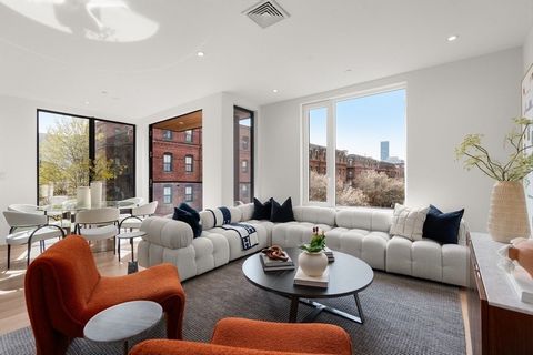 The Residences at 595 Albany, a collection of ten meticulously appointed homes in Boston's South End. This stunning residence offers direct elevator into approx. 1,468sf of open living space, 3 beds, 2.5 baths, a private balcony w/ bi-folding doors, ...