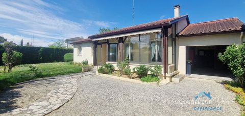 Maison individuelle, à BERGERAC (24) plain pied, 3 chambres, 109m²+ jardin + garage