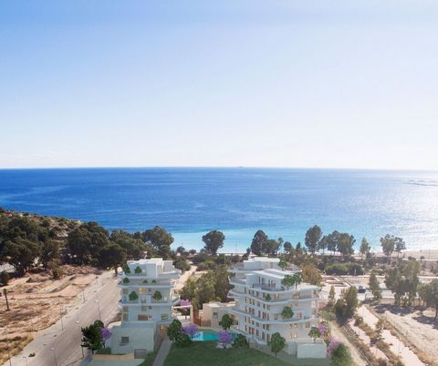 Beautiful new complex first line to the beach of Villajoyosa. This complex contains of 1, 2, 3 and 4 bedrooms. All the details have been studied carefully in this project to get the best views from all orientations Apartments on one level and on two ...