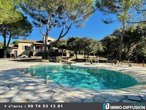 Mandate N°FRP154784 : House approximately 135 m2 including 6 room(s) - 4 bed-rooms - Garden : 3467 m2, Sight : Dominante campagne . Built in 1986 - Equipement annex : Garden, Terrace, Garage, parking, digicode, double vitrage, piscine, combles, Cella...