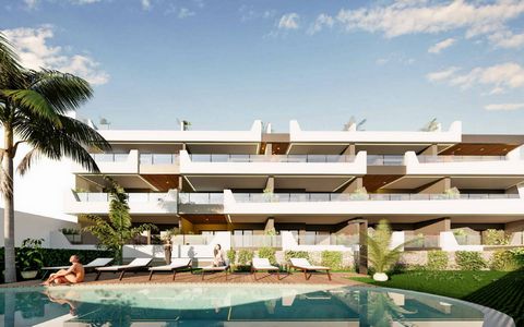 Apartments for sale in Benijofar, Costa Blanca Homes 2 and 3 bedrooms with 2 bathrooms, community pool. The building has 3 floors, option to choose ground floor with garden, first floor with terrace or attic with solarium. EXTRAS (Launch offer prices...
