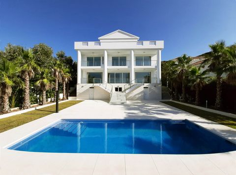 Magnificent newly built villa (2020) in a Mediterranean neoclassical style, located on the first line golf, in one of the best golf resorts in Spain: La Cala Golf, with three 18-hole courses. Amazing views of golf course, natural forests, mountains a...