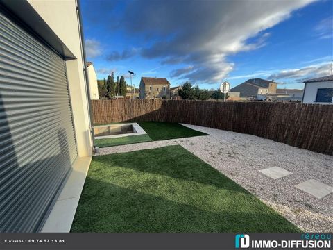 Mandate N°FRP154649 : Villa approximately 117 m2 including 4 room(s) - 3 bed-rooms - Garden : 320 m2, Sight : Garden. Built in 2022 - Equipement annex : Garden, Terrace, Garage, parking, digicode, double vitrage, piscine, and Reversible air condition...
