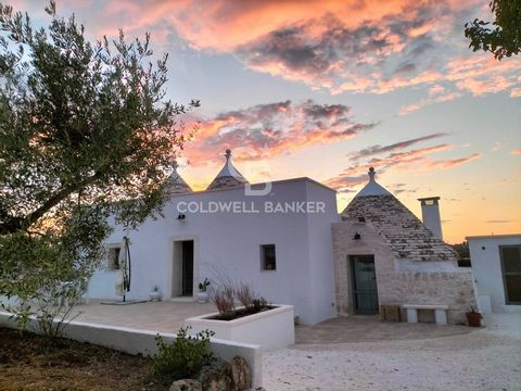 PUGLIA - MARTINA FRANCA (TA) TRULLI of 4 CONES and LAMIA Coldwell Banker offers for sale, exclusively, characteristic bright Trulli of 4 cones completely in stone with adjacent lamia, in Martina Franca with adjoining productive olive grove in the hea...