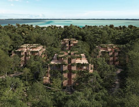 Development with 210 apartments in their entirety with 1, 2 and 3 bedrooms in 12 hectares of preserved nature. It is inspired by the Wabi Sabi architectural trend, which celebrates the beauty of simplicity in harmony with nature. Wabi Sabi finds eleg...