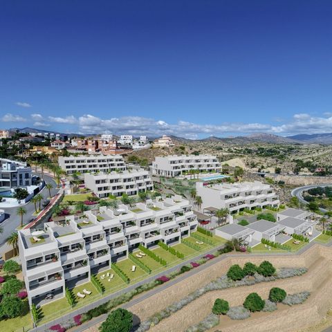 Exclusive complex with stunning panoramic sea views in Villajoyosa, only 150m from the beach.~ ~ The area offers a peaceful environment, surrounded by nature, while still being close to all the daily necessities, available in the picturesque and colo...
