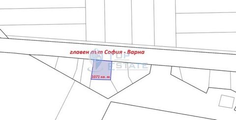 Top Estate Real Estate offers you a plot of land on the main road Sofia - Varna. The plot is located near the village of Ledenik and borders the main road. Its area is 1071 sq. m. Offer number: 1452. We speak English. IMPORTANT! Top Estate's offers a...