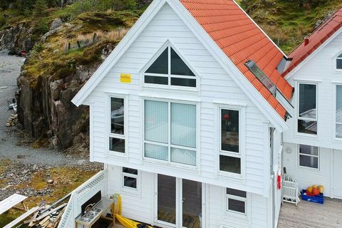 Great west-facing fisherman’s cabin close to the coast sheltered by islands, perfectly arranged for sport & hobby fishermen. 10-15 minutes to the best fishing spots. Enjoy the terrace and the beautiful views in scenic surroundings. The cabin has a ni...