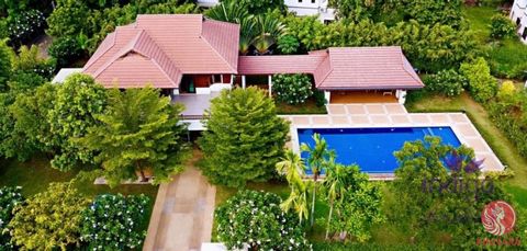 4 Bedroom Pool Villa for Sale in Mae RimAll teak style decorationPool Villa is located in the project. with full facilities, resort styleComplete facilities and location near many interesting places in Chiang Mai10-minute drive from Maesa Elephant Ca...