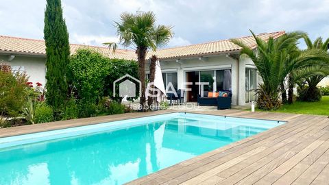 Belle maison "Louis Gaume" 7pièces de 212m² à La Teste de Buch avec Pool House et Boulodrome