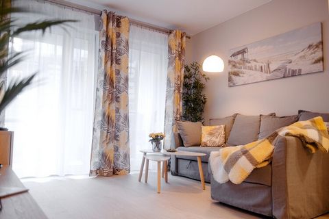 Location in a quiet area, 450 m from the sea. About 500 m to the center. The modern apartment complex is a dream place for a vacation. The holiday apartment consists of a living room combined with a kitchen, 2 separate bedrooms and a bathroom with a ...