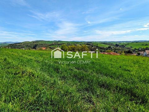 Terrain viabilisé avec vue dégagée