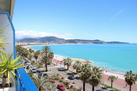 Promenade des anglais 3 piÃ¨ces en Ã©tage Ã©levÃ© VUE MER a vendre