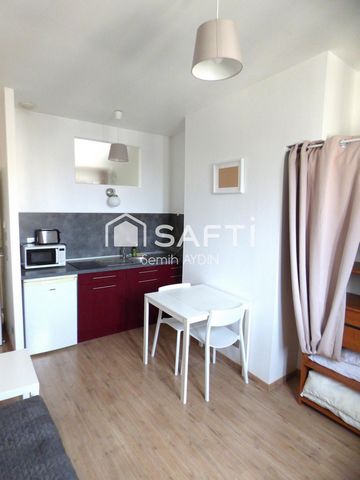 Studio 21m² au dernier étage sans travaux