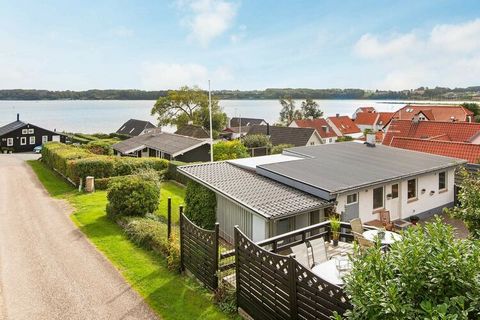 High-lying cottage with wilderness bath in the garden located close to the beach at Hejlsminde with less than 75 meters to the lovely beach. In the house you have two bedrooms at each end of the house and in addition there is an annex with plenty of ...