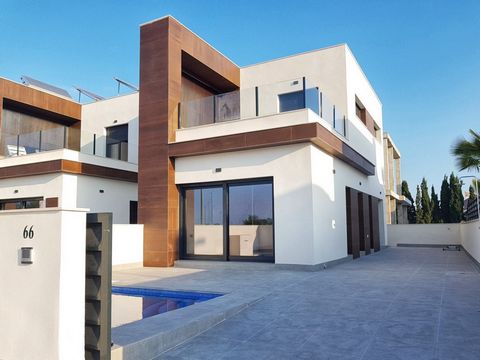 3 beds semidetached villas with private pool in Daya Nueva . Semi-detached houses with 3 bedrooms and 2 bathrooms, with private garden and pool, in Daya Nueva. The dining room offers direct access to the pool and terrace. The urbanization is located ...