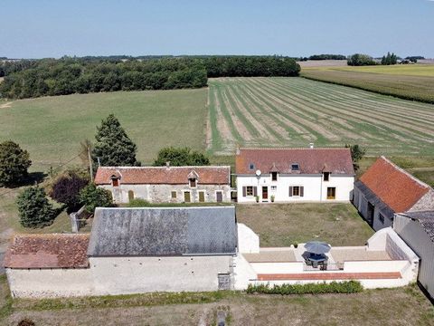 A 5 bed farmhouse (189.9m²) which has been renovated to a very high standard, preserving many of the original features including exposed stonework and beams. The rooms are spacious and light. Two bedrooms are on the ground floor. Stone outbuildings o...