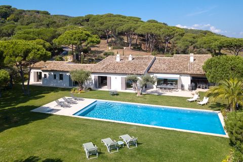 Located in the picturesque countryside of Ramatuelle, just a short 15-minute drive from Saint-Tropez, this luxury villa offers a rare blend of privacy. Nestled in a most sought-after neighborhood, the property boasts open views on the mountains and a...