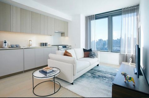A rare gem: a one-bedroom apartment in Long Island City featuring a unobstructed view of Manhattan's midtown skyline and the East River waterfront. As you step inside, you'll immediately notice the European white oak engineered wood flooring througho...