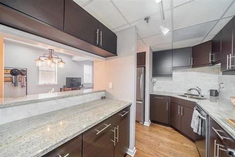Make yourself at home in this perfectly situated, impeccably kept, upper floor 2b/1.5b condo with indoor garage parking! Overlooking the court yard, this unit features stainless steel appliances, granite countertops, marble backsplash, new woodwork &...