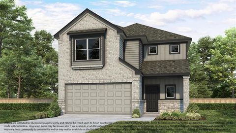 LONG LAKE NEW CONSTRUCTION - Welcome home to 19018 Rising Mesquite Street located in the community of Grand Oaks and zoned to Cypress-Fairbanks ISD. This floor plan features 3 bedrooms, 2 full baths, 1 half bath, and an attached 2-car garage. This pr...
