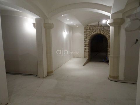 Vaulted cellar of the twelfth and fourteenth A central space allowing circulation on the 2 cellars. A space provided for the development of a kitchen, sanitary facilities. Access to the cellars by 3 stairs and an elevator, suitable for people with re...