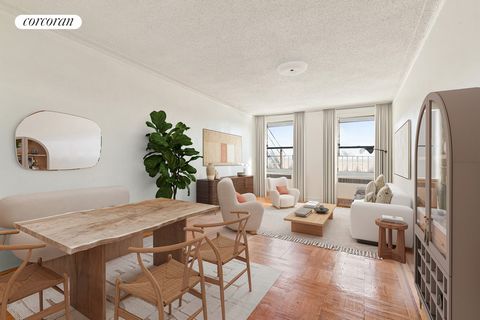 Sun-drenched and Spacious 1 Bedroom Gem Apartment Features: -Open and versatile living space -Lovely entry foyer -Separate eat-in windowed kitchen equipped with ample counter space and wood cabinetry -Bedroom fits a king bed plus furniture -Excellent...