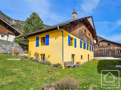 Chalet Maison Jaune, Bonnevaux, is a spacious, comfortable farmhouse built in 1912 from local stone and wood. It’s extremely well located; tucked into a sun filled plateau in the glorious Abondance Valley. Chatel, Morzine, Abondance and Lac Leman (Ev...