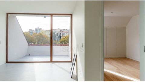 Montisnávia - a perfect symbiosis between architecture and nature 1 Bedroom Apartment with 63,7sq.m. It's in the heart of Lisbon, in the Alcântara area, that you'll find the Montisnávia development, designed with those who are fond of their well-bein...
