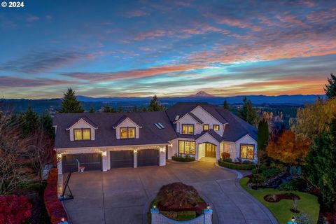 Discover your dream retreat on a 20-acre wooded lot, boasting breathtaking views of Mt Hood! Nestled at the end of a private gated road, this 9,357 sqft haven seamlessly marries original charm with modern updates. With 6 bedrooms, 5.5 bathrooms, and ...