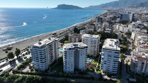 Indulge in luxury living with this stunning 3-bedroom apartment in First Line to the Beach, which is nestled in the tranquil neighborhood of Tosmur, Alanya. Located on the first floor, this residence offers easy accessibility and breathtaking views o...