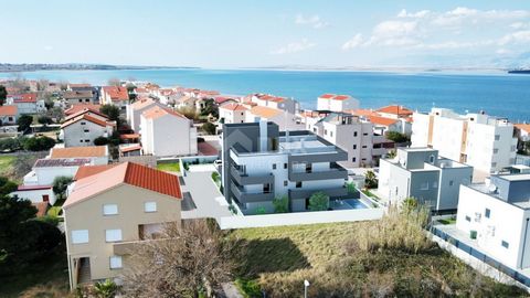Location: Zadarska županija, Nin, Nin. ZADAR, NIN - Penthouse in a new building near the sea S9 A modern penthouse for sale in a new building in Nin near Zadar. The apartment with a total living area of 77.19 m2 is located on the second floor of a sm...