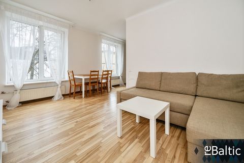 A spacious apartment with a balcony in the very center of Vilnius is for sale Main features: - Living room area, kitchen, bedroom, wardrobe, bathroom, separate toilet, balcony - The apartment is maintained and tidy - A sense of space due to high ceil...