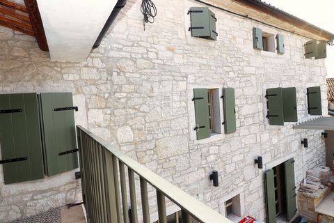 Location: Istarska županija, Poreč, Poreč. Istria, Poreč, surroundings Just 9 km from Poreč and the most beautiful beaches, an authentic Istrian stone house is for sale, currently being converted into a villa with a pool. The villa spans multiple lev...