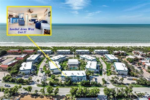 Introducing a charming two bed, two bath condo unit located in the serene East End of the island. This delightful second-floor unit, Sanibel Arms West I-7, comes fully furnished, tile floors throughout, and an updated kitchen with granite countertops...