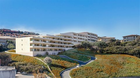 Discover our T3 available from 359,000EUR in the 'Athena' residence in the heart of Propriano. These spacious apartments, ranging from 73m2 to 82m2, offer exceptional living comfort. They consist of a large living room, two bedrooms, a bathroom and a...