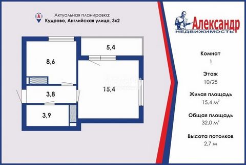 1698018 Продается 1-комнатная квартира в Кудрово (10 минут транспортом от метро Дыбенко) в доме от качественного застройщика Setl City. Район уже полностью развит по инфраструктуре. В доме всего один подъезд, 4 лифта, средний этаж, удобное расположен...